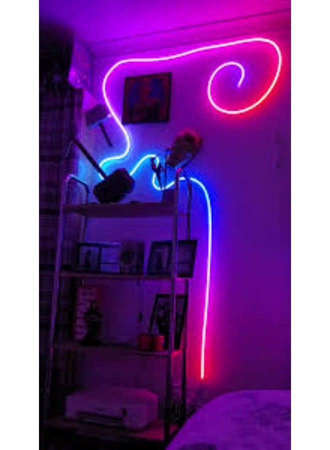 Neon Wall Light with Cloud and Lightning Design – Modern Decorative LED Lighting - Image 3